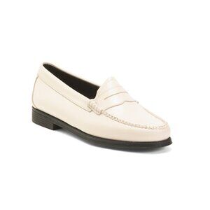 GH BASS Beige Leather Whitney Easy Weejun Moccasins